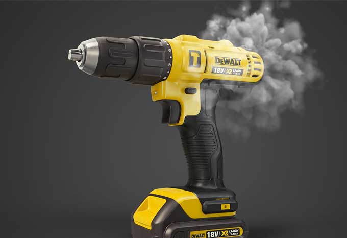 Burn-Out-a-Brushless-Drill
