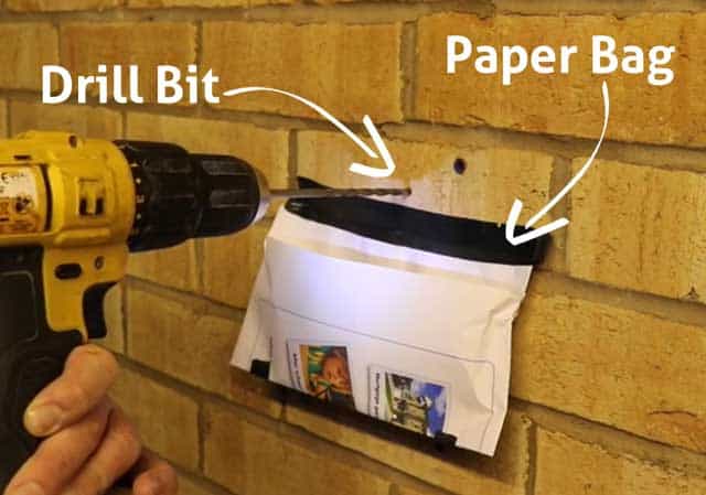 paper bag for drill dust