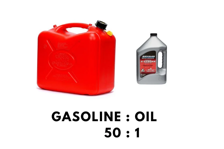 Gas to oil 50:1