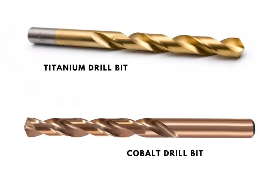 Cobalt and Titanium drill bits
