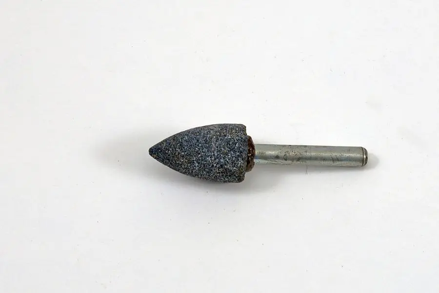 Abrasive grinding cone for Forstner drill bit sharpening