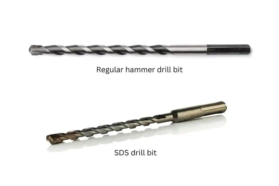 SDS and regular drill bits