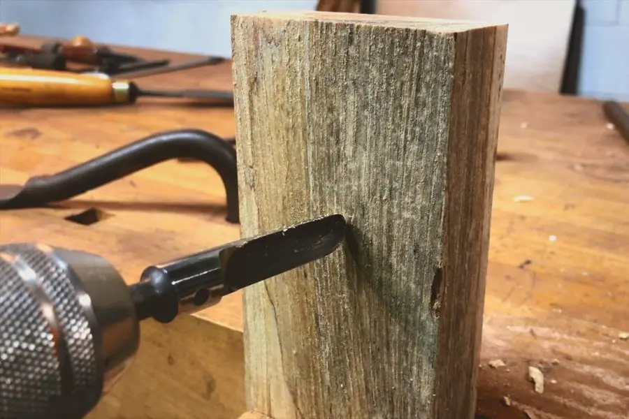 spoon drill bit use on wood