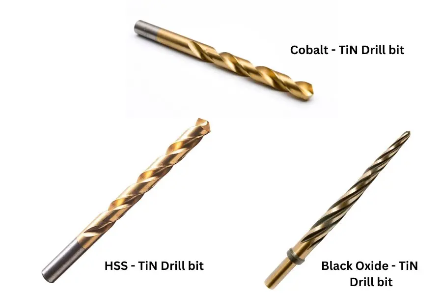 Types of TiN drill Bits