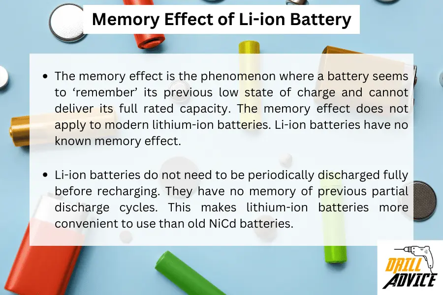 Li-ion memory effect