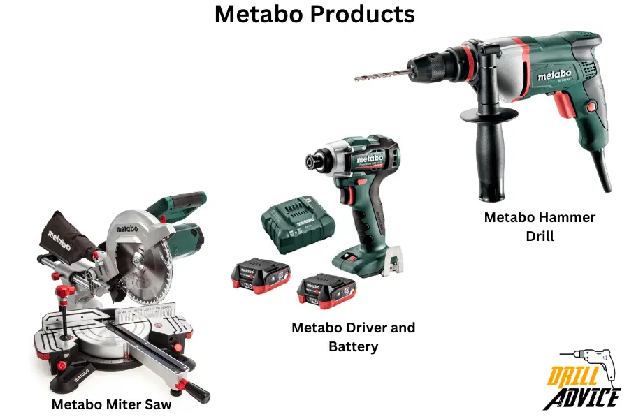 Metabo woodworking products