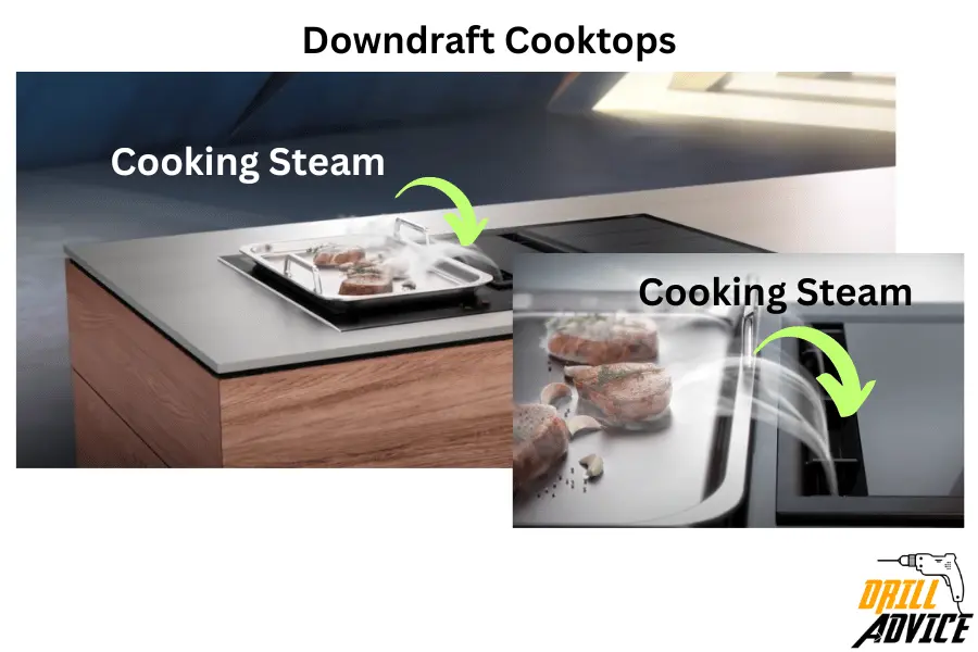 downdraft cooktop