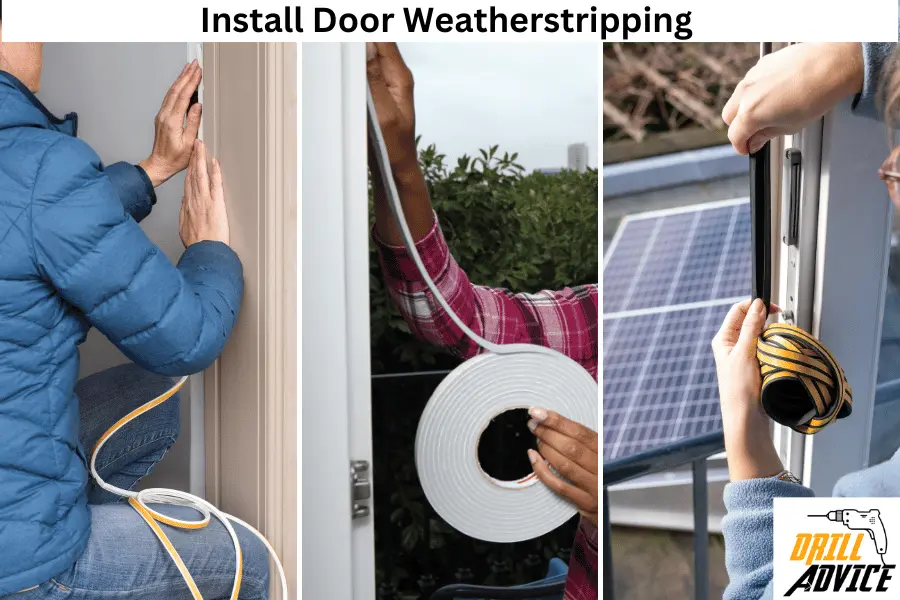 Install Door Weatherstripping