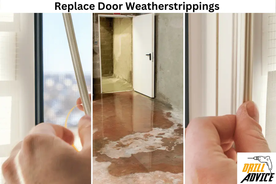 Replace Door Weatherstrippings