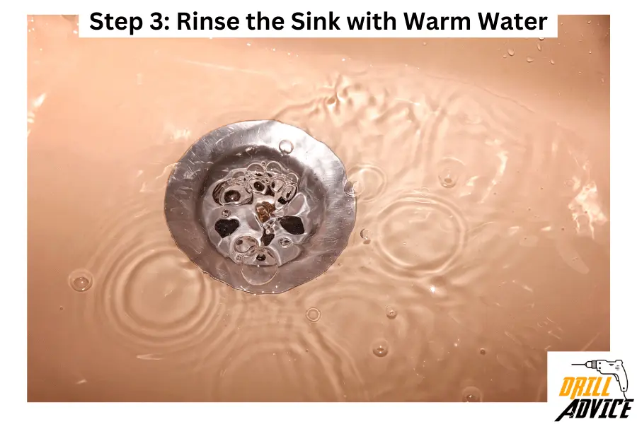 Rinse Sink Warm water